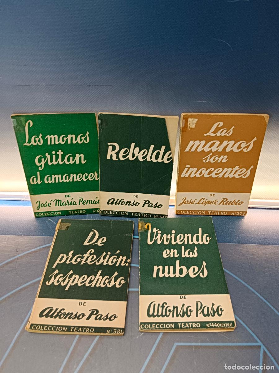 Libros de segunda mano: Lote 4 libros, Alfil, 1960, coleccion teatro n&ordm; 272, 343, 381, 440, y mas