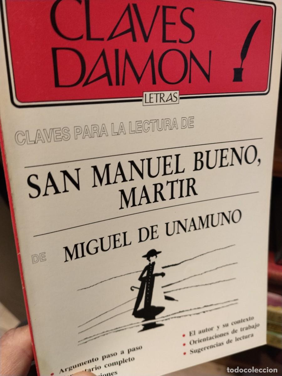 Second hand books: Claves DAIMON. San Manuel Bueno, m&aacute;rtir. Miguel de Unamuno