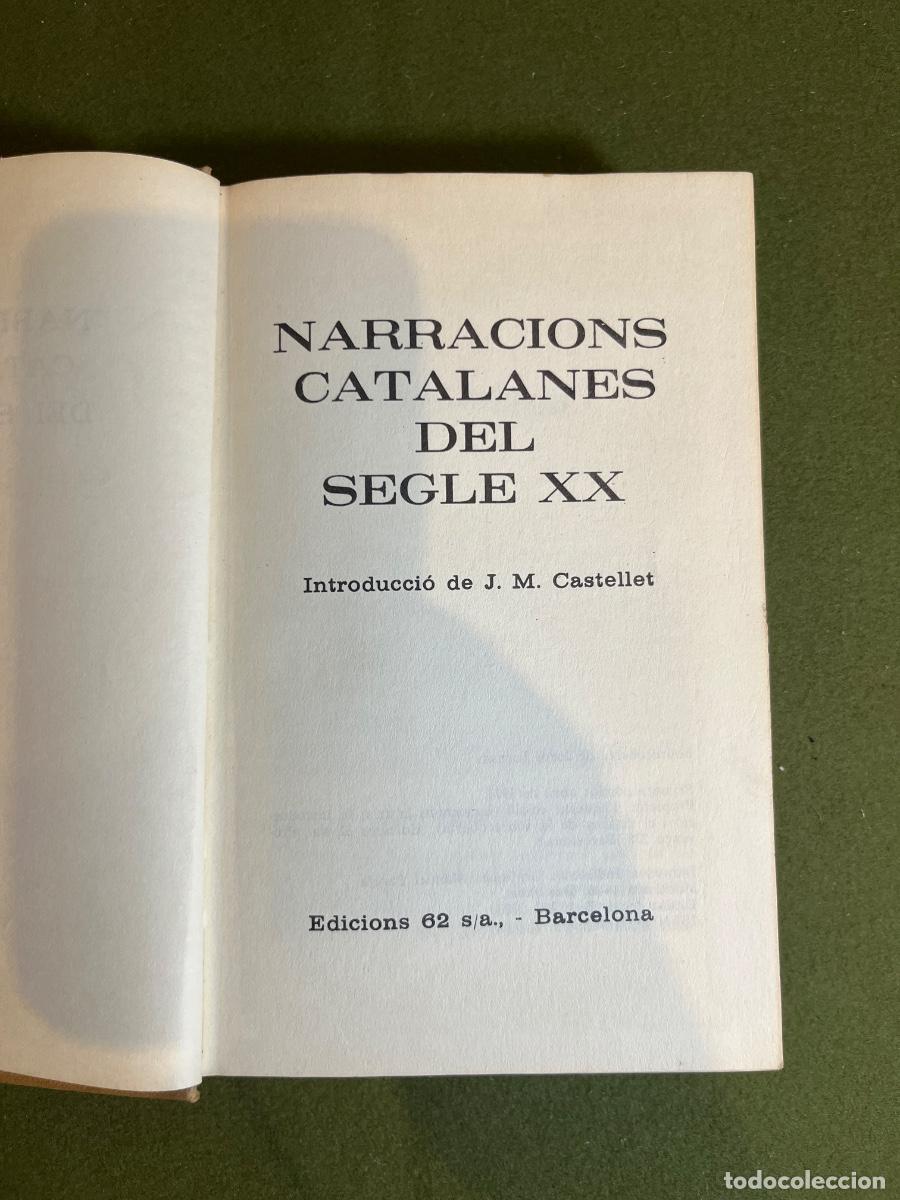 Second hand books: Narracions Catalanes del Segle XX &ndash; Edicions 62 &ndash; 1&ordf; Edici&oacute; 1973 &ndash; Introducci&oacute; J. M. Castellet