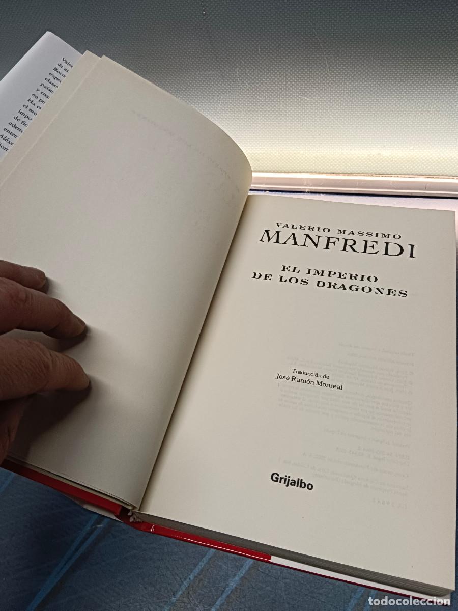 Libros de segunda mano: libro, El Imperio de los Dragones de Valerio Massimo Manfredi. - Foto 6