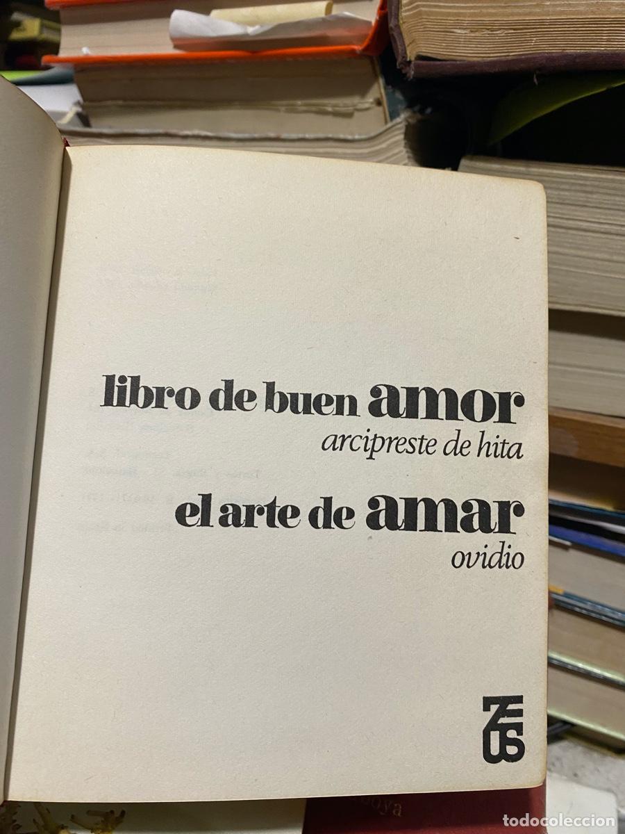 Libros de segunda mano: LIBRO DE BUEN AMOR, ARCIPRESTE DE HITA, EL ARTE DE AMAR OVIDIO