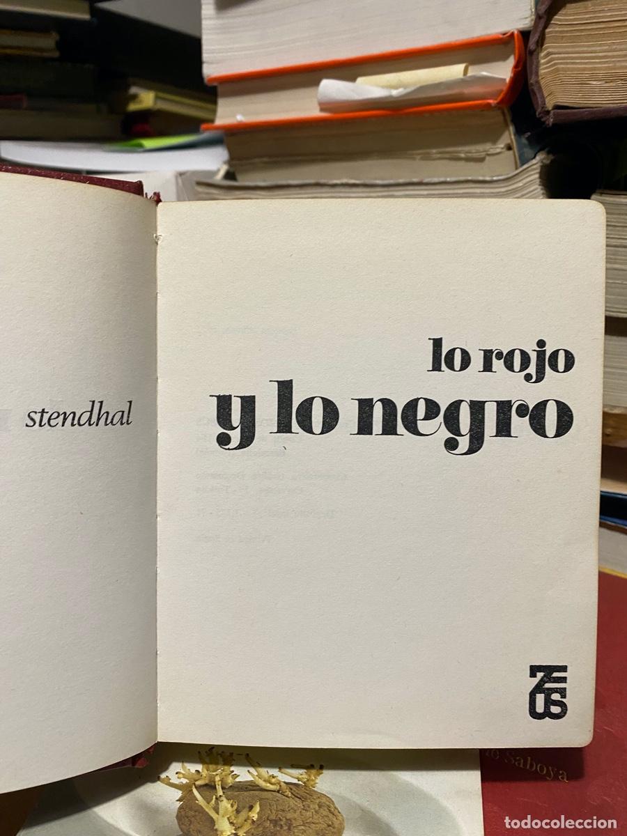 Libros de segunda mano: LO NEGRO Y LO ROJO, STENDHAL