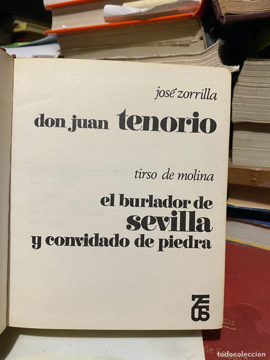 Libros de segunda mano: JOSE ZORRILLA, DON JUAN TENORIO, TORSO De Molina, EL BUSCADOR DE SEVILLA Y CONVIDADO DE PIEDRA