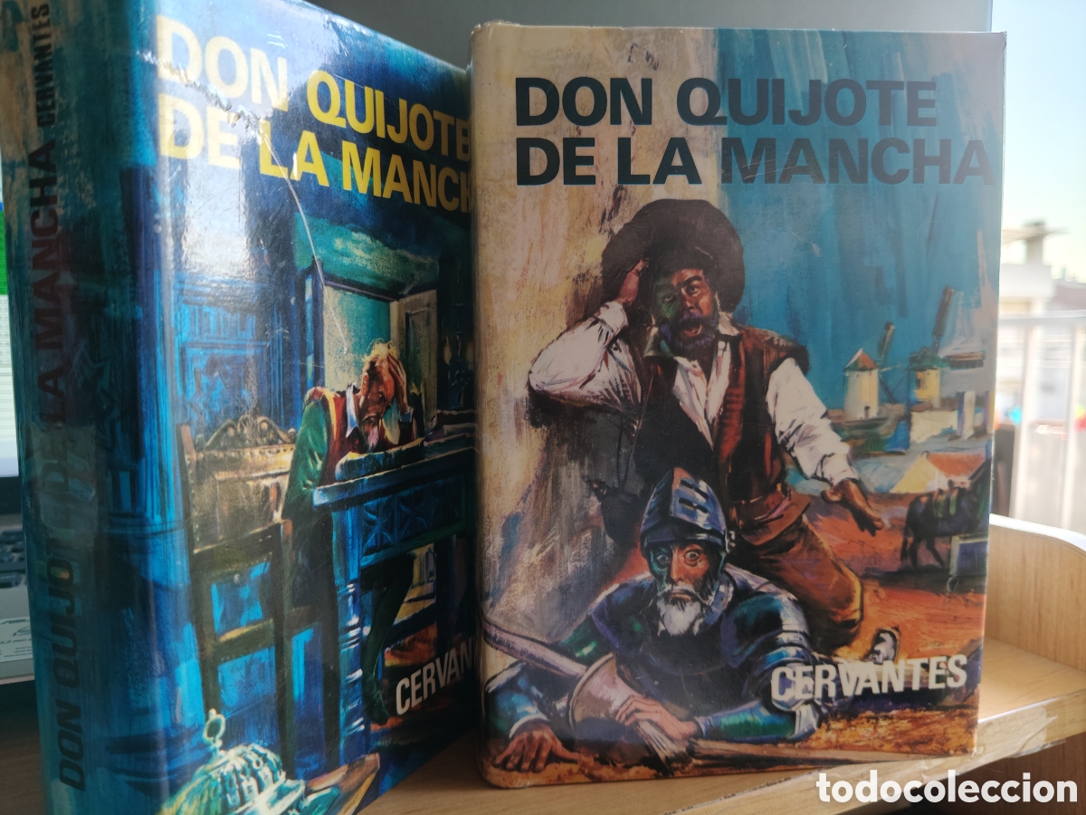 Libros de segunda mano: Don Quijote de la Mancha - Cervantes (Obra Completa 2 Tomos - Edici&oacute;n Vintage)