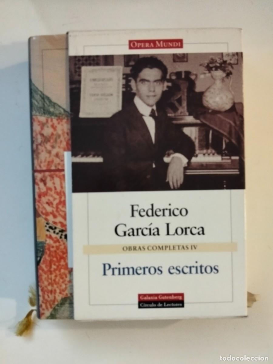 Livres d'occasion: Obras completas IV. Primeros escritos [Federico Garc&iacute;a Lorca]