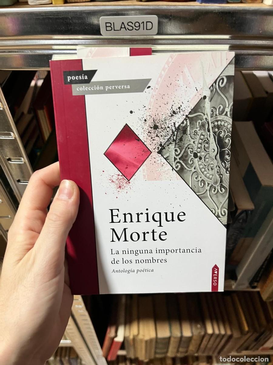 Libros de segunda mano: BLAS91D Enrique Morte &mdash; La ninguna importancia de los nombres. Antolog&iacute;a po&eacute;tica &mdash; Verso
