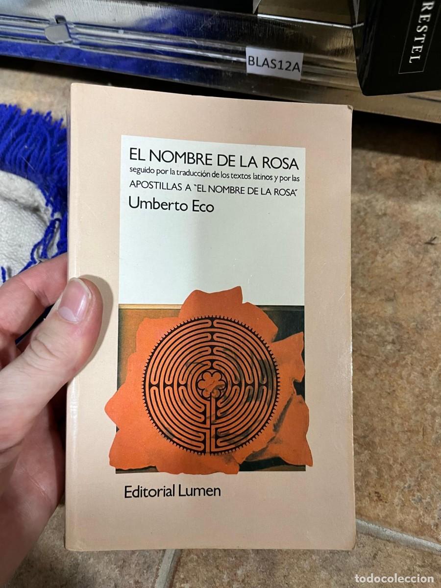 Libros de segunda mano: BLAS12A &mdash; El nombre de la rosa &mdash; Umberto Eco &mdash; Editorial Lumen