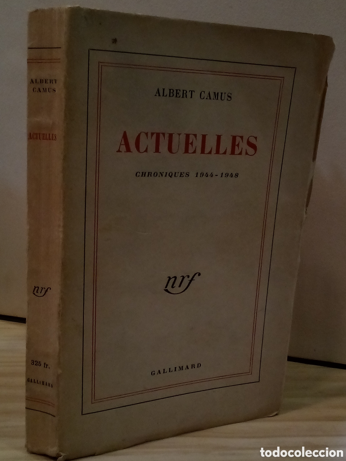 Second hand books: Albert Camus. Actuelles, chroniques 1944-1948