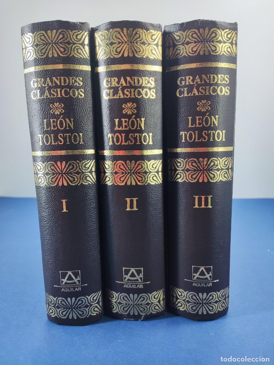 Libros de segunda mano: LE&Oacute;N TOLSTOI / GRANDES CLASICOS / 1&ordf;ed. en Mexico. 1991. AGUILAR