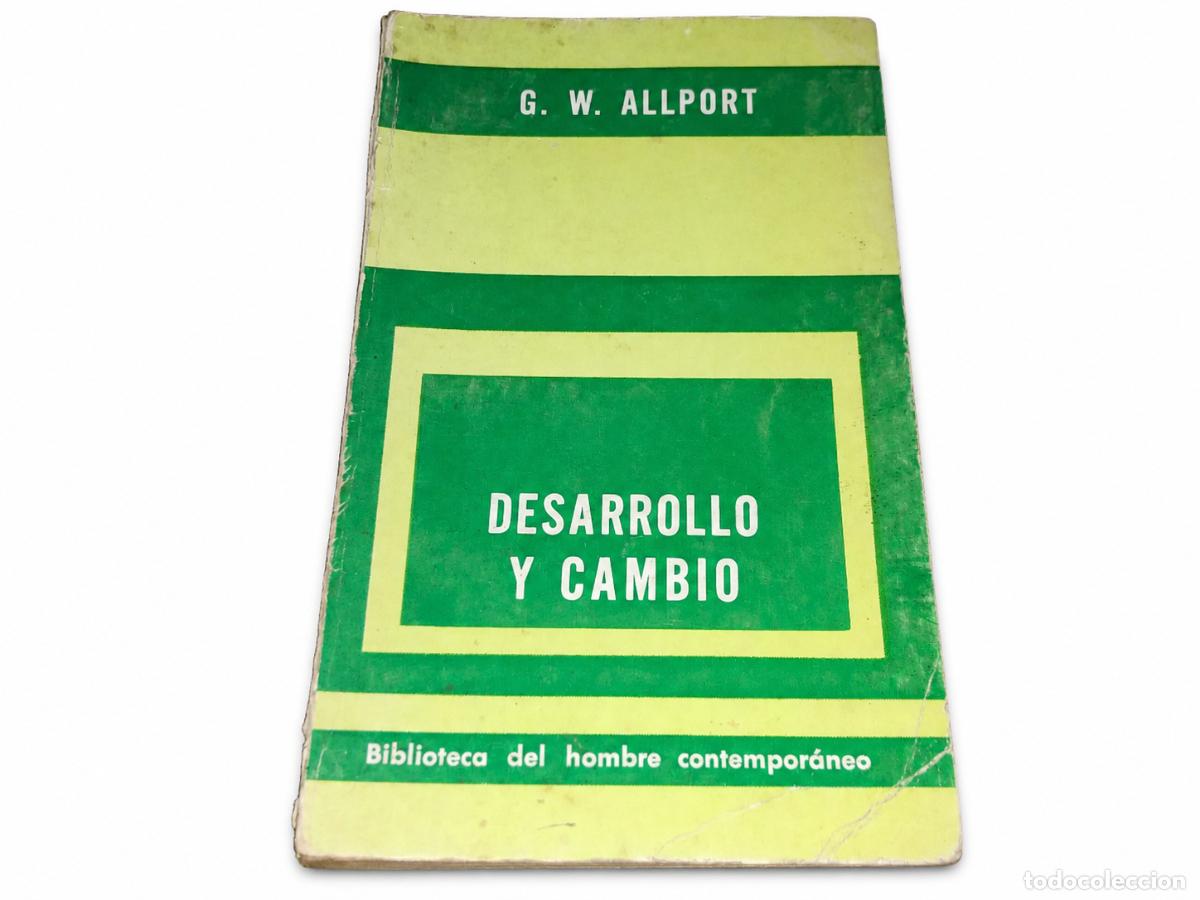 Libros de segunda mano: G. W. Allport &ndash; Desarrollo y cambio &ndash; Paid&oacute;s &ndash; s/d &ndash; LM