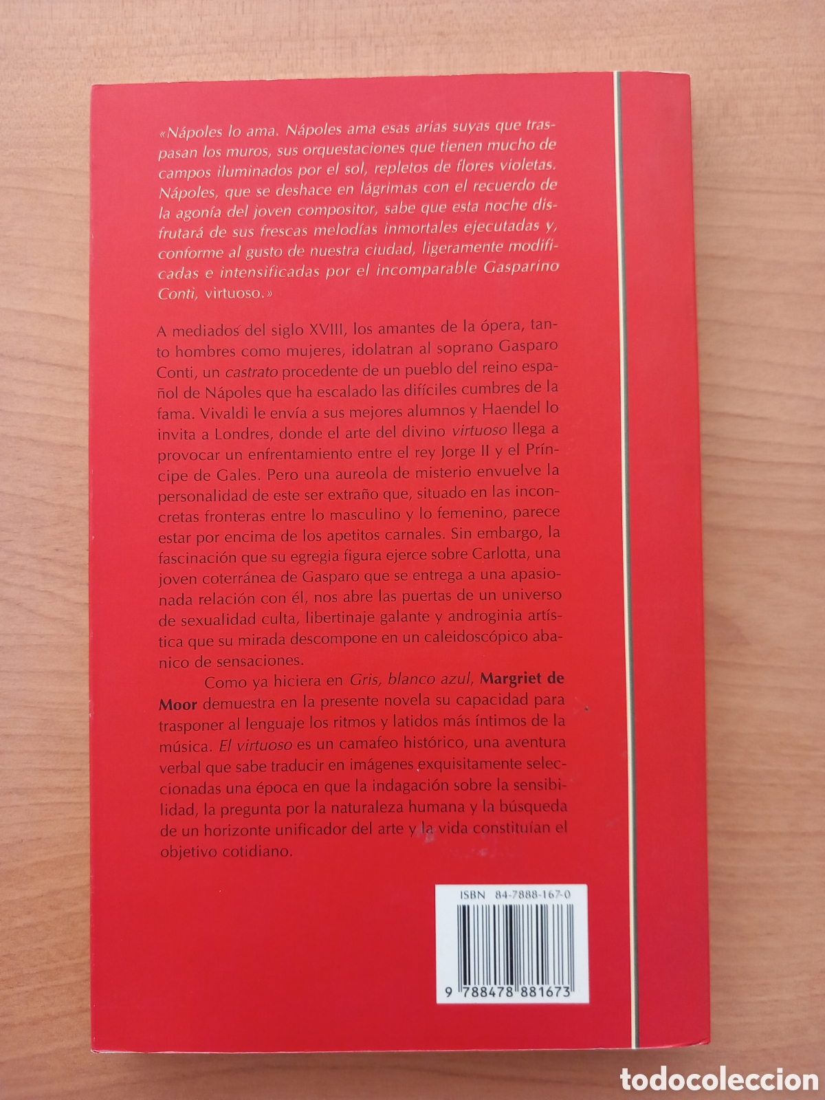 Libros de segunda mano: El virtuoso. De Moor - Foto 2