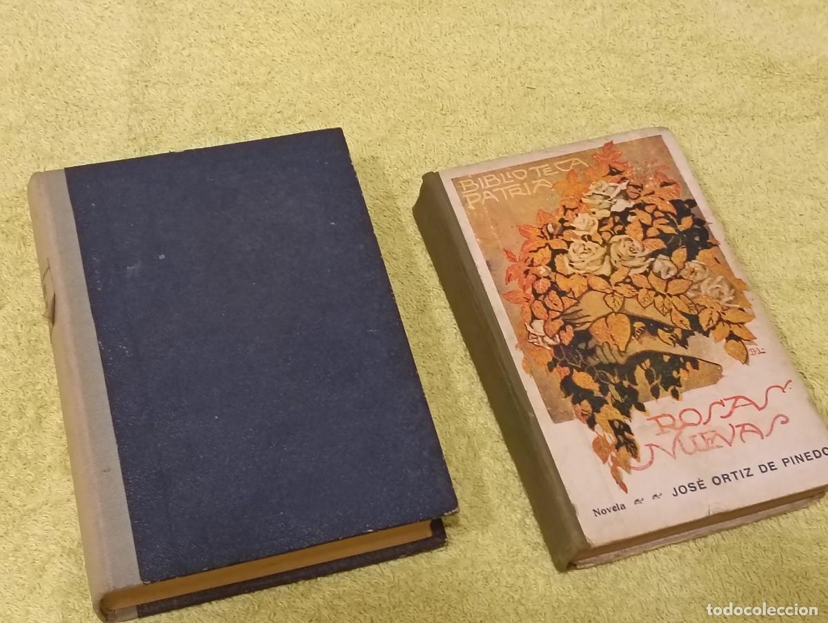 Libros de segunda mano: Lote De Dos Novelas Antiguas - Biblioteca Patria - Rosas Nuevas (Premio Domecq) Y El Chico De Pap&aacute; (
