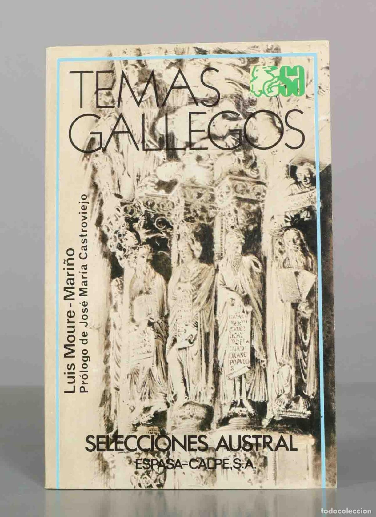 Second hand books: Temas Gallegos - Luis Moure-Mari&ntilde;o - Espasa-Calpe