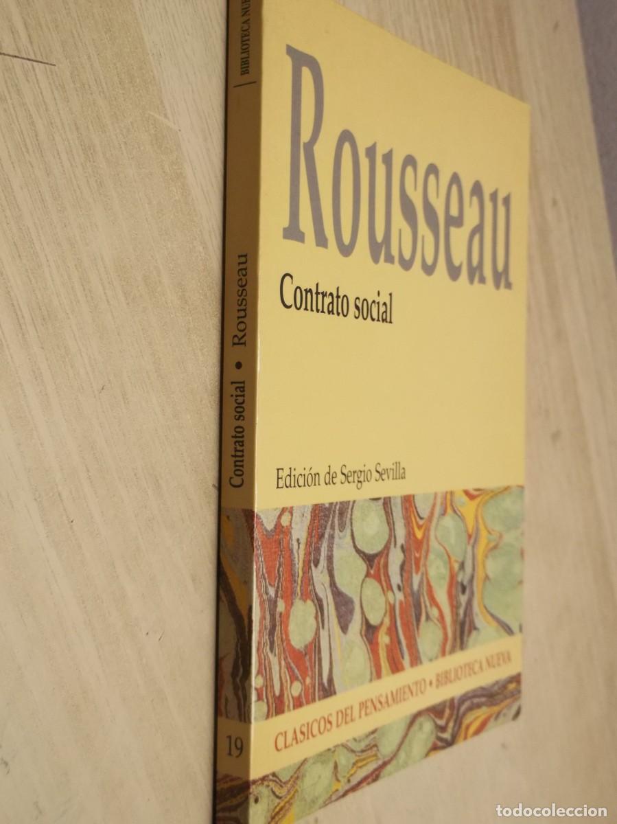 Libros de segunda mano: CONTRATO SOCIAL -de J. J. Rousseau - Tapa blanda 2003