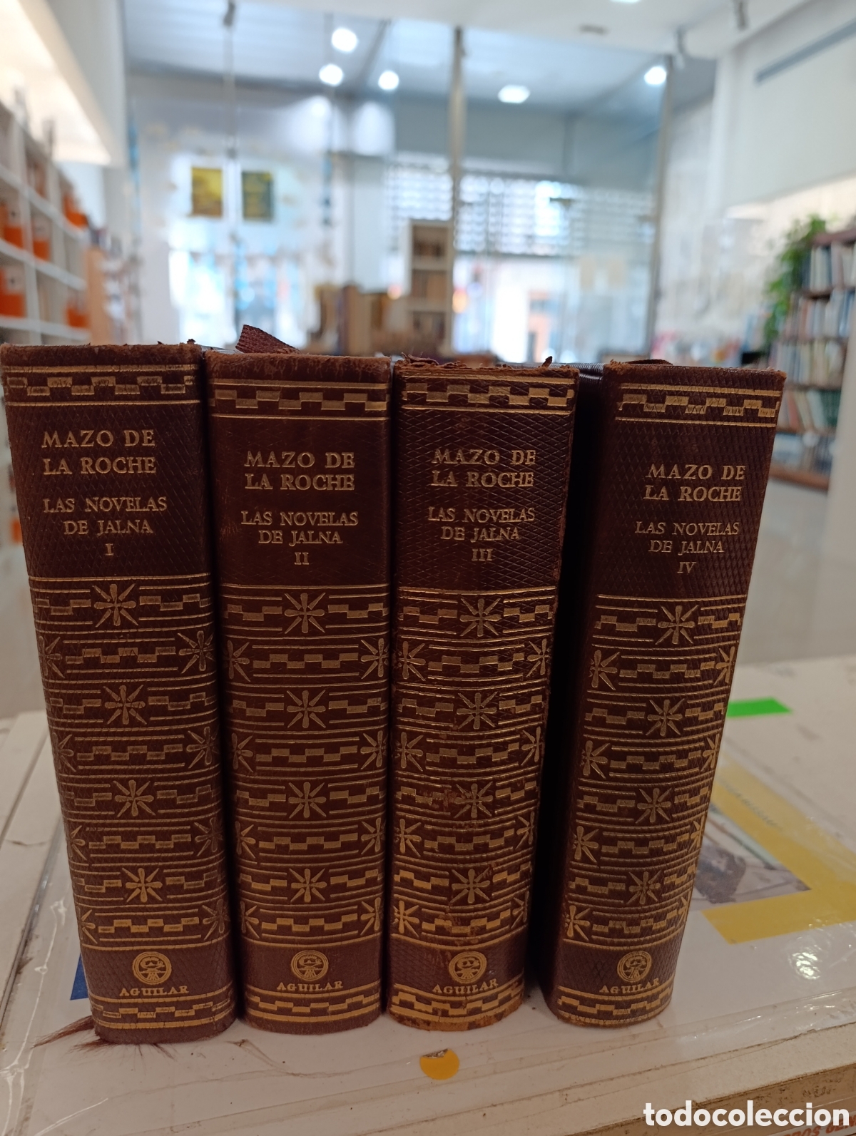 Libri di seconda mano: MAZO DE LA ROCHE. LAS NOVELAS DE JALNA 4 TOMOS - EDICION AGUILAR - 1961