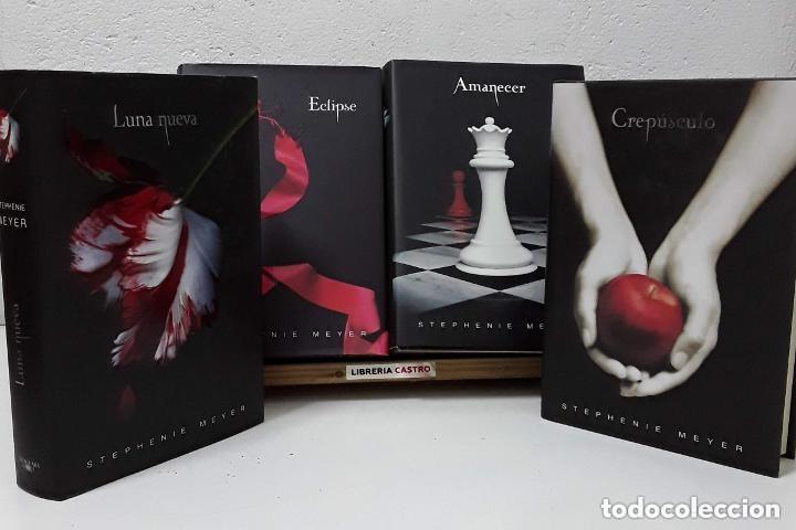 Libros de segunda mano: Crep&uacute;sculo. Luna Nueva. Eclipse. Amanecer (4 Tomos, saga completa) - Stephanie Meyer