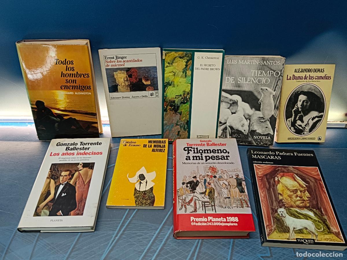 Libros de segunda mano: 9 libros, novela contempor&aacute;nea, Mascaras, Los a&ntilde;os indefensos, Tiempo de silencio y mas..
