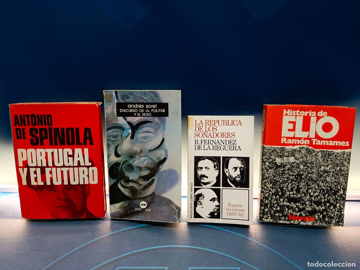 Libros de segunda mano: 4 libros, novela pol&iacute;tica