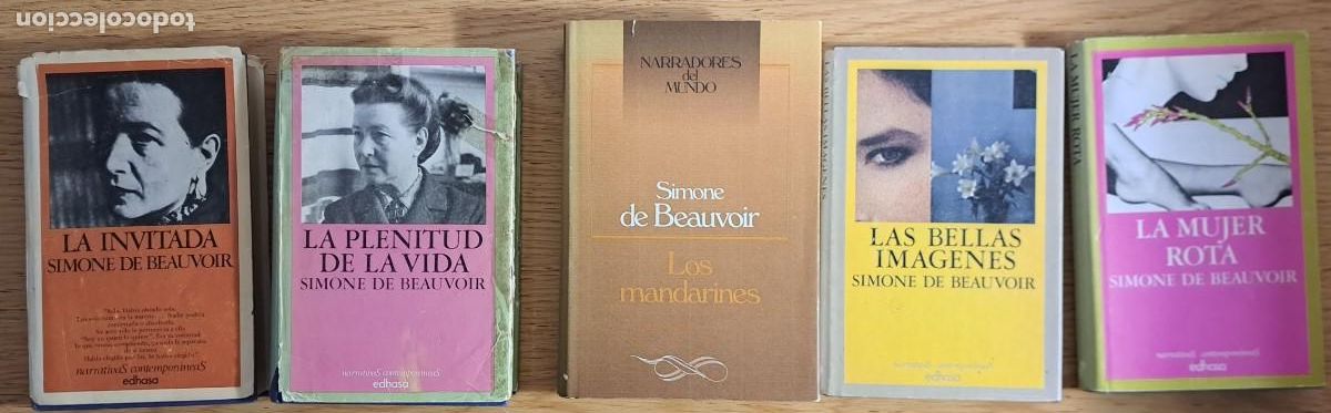 Libros de segunda mano: LOTE DE 5 LIBROS DE SIMONE DE BEAUVOIR