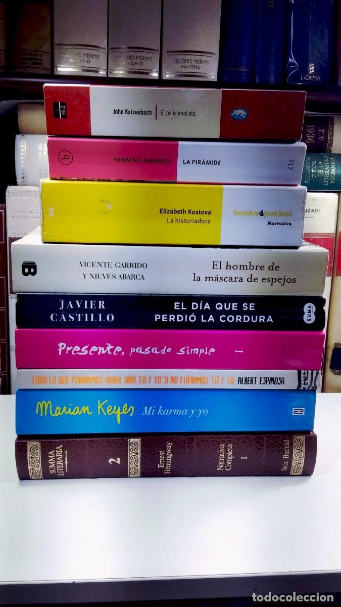 Livres d'occasion: Lote 10 t&iacute;tulos novela: cl&aacute;sicos, novela negra, rom&aacute;ntica, etc.