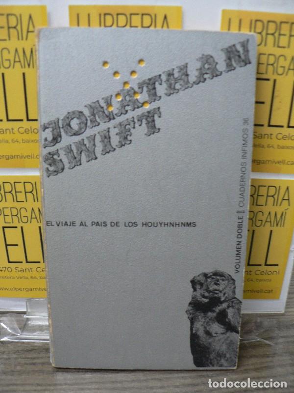Libros de segunda mano: El viaje al pais de los Houyhnhnms - Swift, Jonathan - Tusquets - 1972 - Cuadernos &iacute;nfimos, 36 - Tra