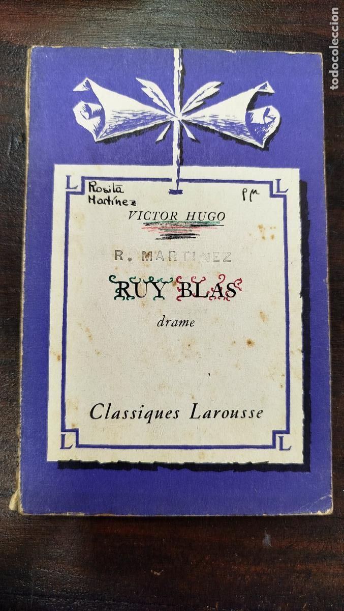 Libri di seconda mano: RUY BLAS - VICTOR HUGO [FRA]