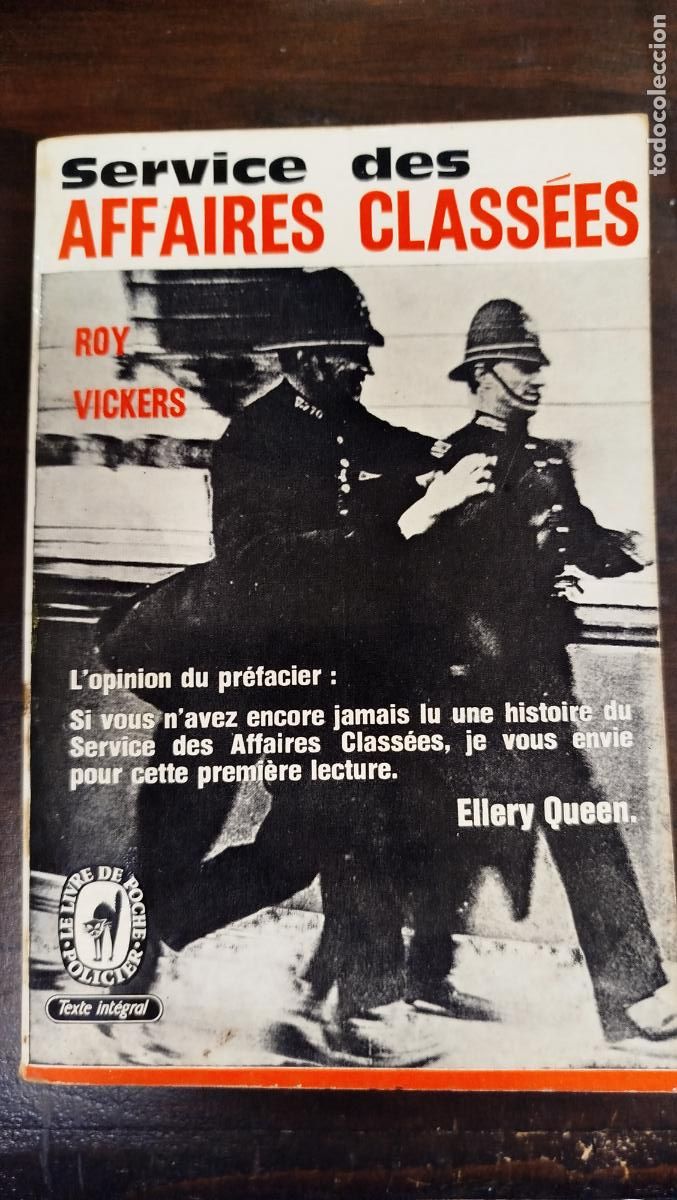 Libros de segunda mano: SERVICE DES AFFAIRES CLASS&Eacute;ES - ROY VICKERS [FRA]