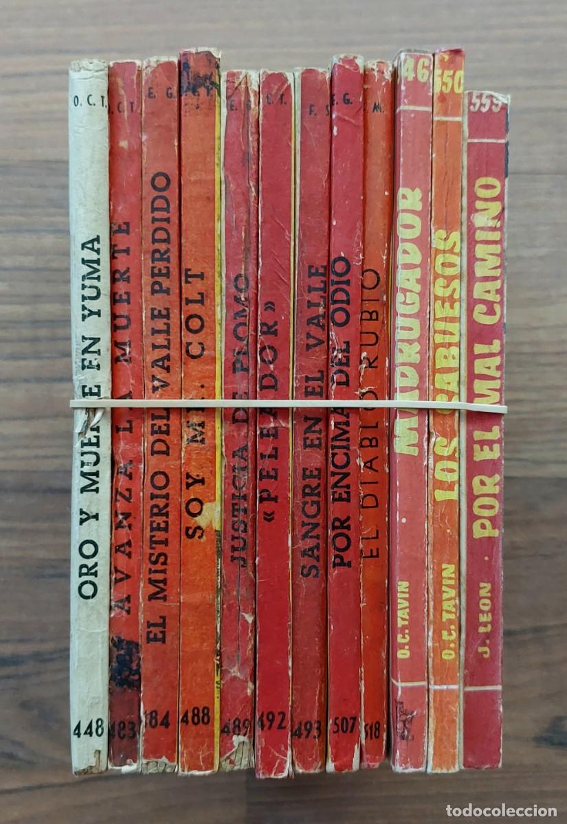 Libros de segunda mano: COLECCION ROLLAN EXTRA OESTE - LOTE 12 NOVELAS ANTIGUAS-BOLSILIBROS-PULP (BUEN ESTADO)