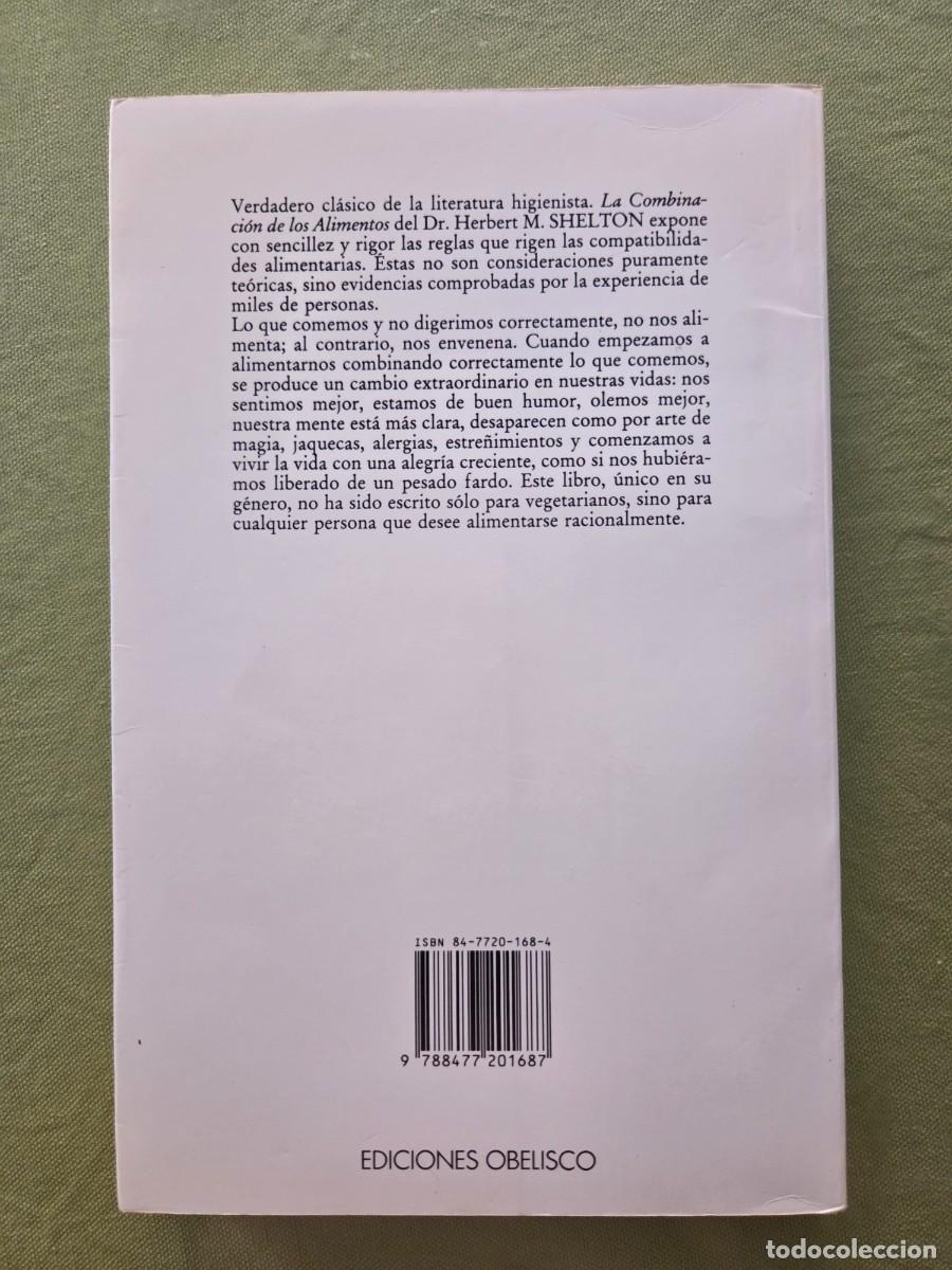 Libros de segunda mano: LA COMBINACI&Oacute;N DE LOS ALIMENTOS - Herbert Shelton - Foto 2