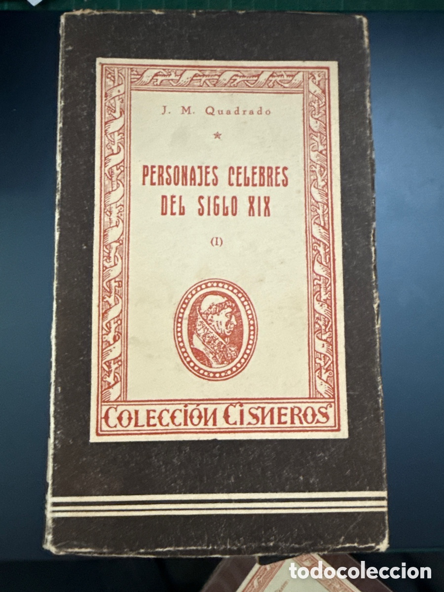 Gebrauchte B&uuml;cher: QUADRADO, Jos&eacute; Mar&iacute;a Personajes c&eacute;lebres y pr&oacute;logo de Pablo Beltr&aacute;n de Heredia