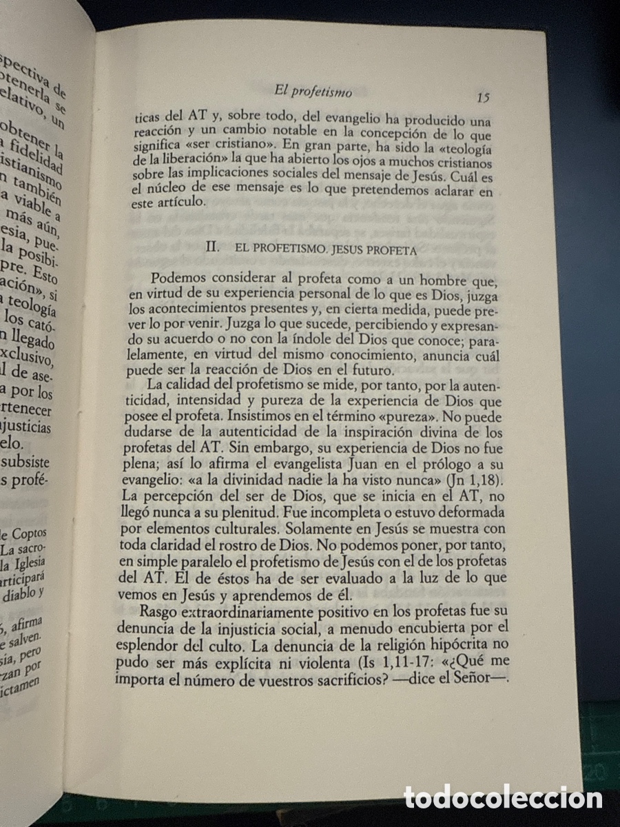 Libros de segunda mano: MATEOS, Juan La utop&iacute;a de Jes&uacute;s - Foto 2