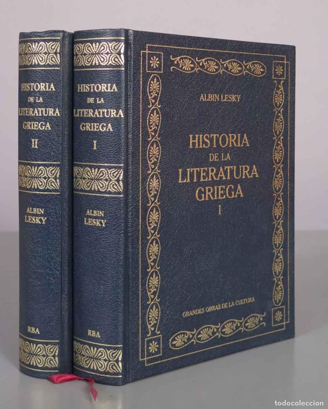 Livres d'occasion: Historia de la literatura griega - Albin Lesky - RBA 2 TOMOS
