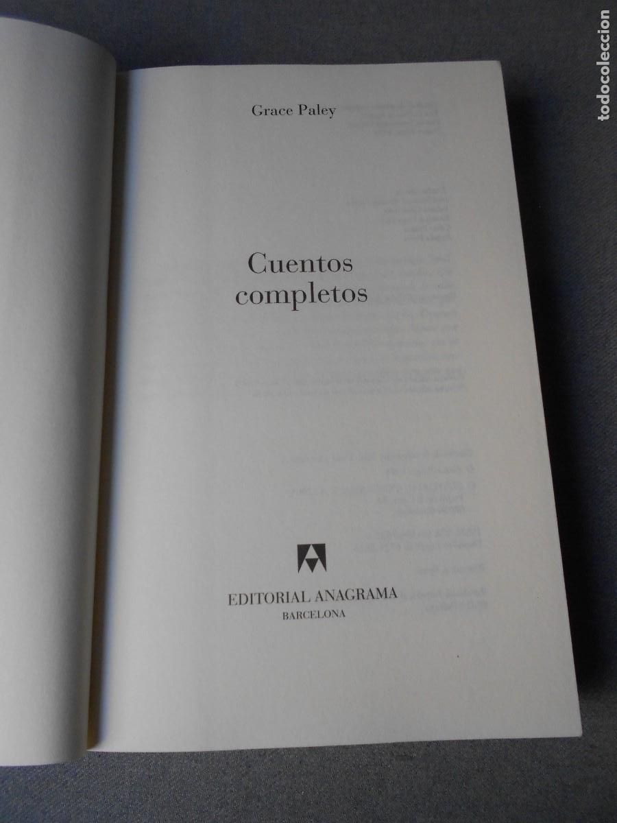 Libros de segunda mano: CUENTOS COMPLETOS. GRACE PALEY - Foto 3