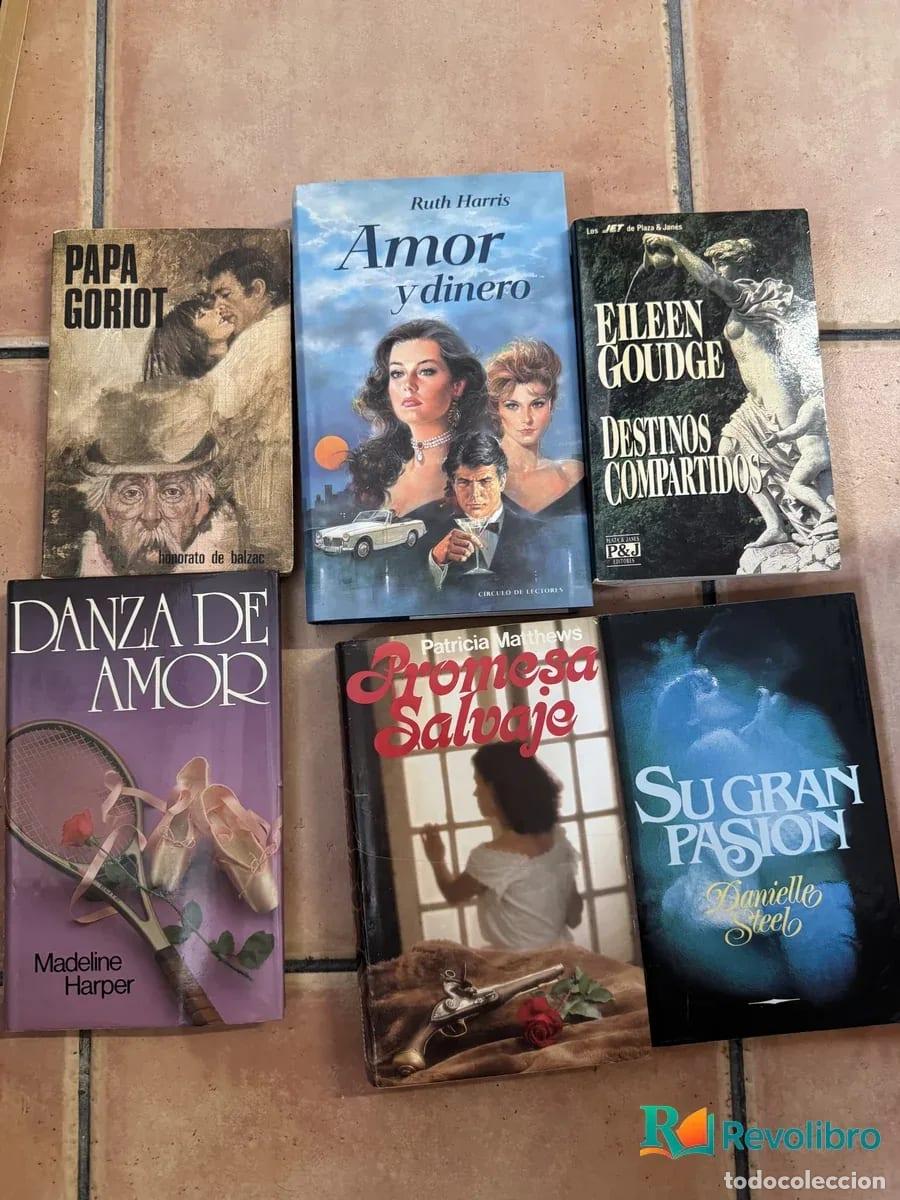 Libros de segunda mano: Lote 6 libros novela - Varios autores
