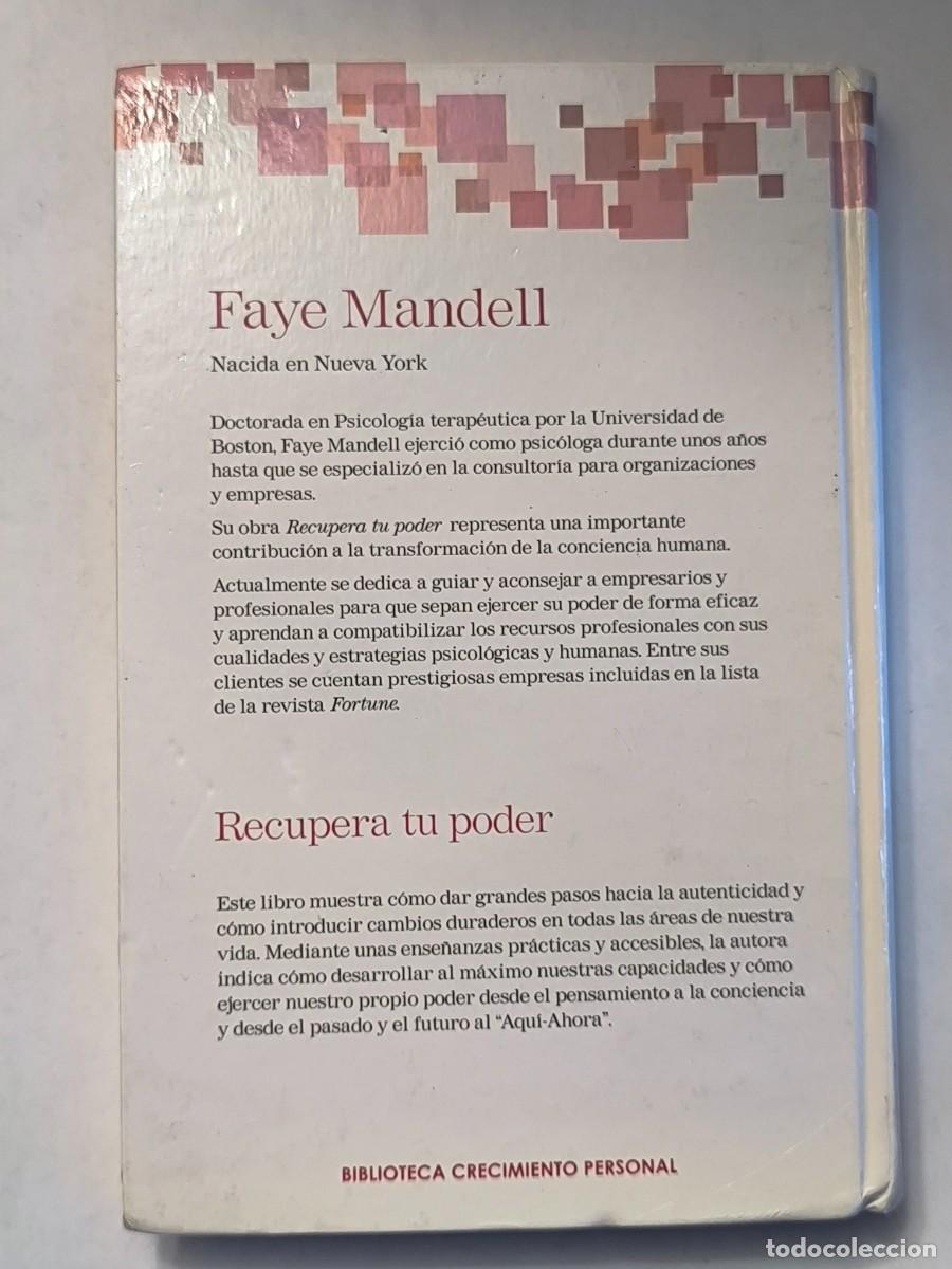 Libros de segunda mano: Recupera tu poder &ndash; Faye Mandell - Foto 2