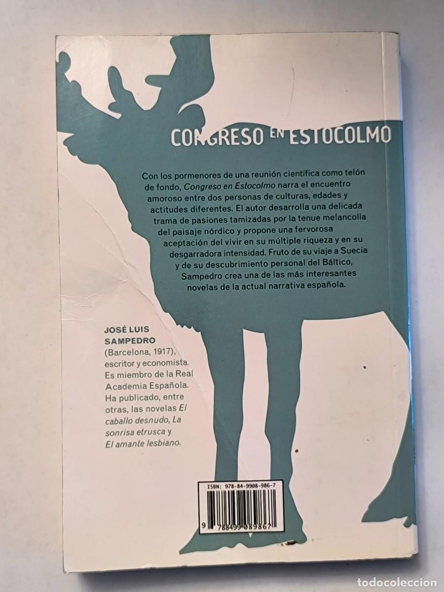 Libros de segunda mano: Congreso en Estocolmo &ndash; Jos&eacute; Luis Sampedro - Foto 2