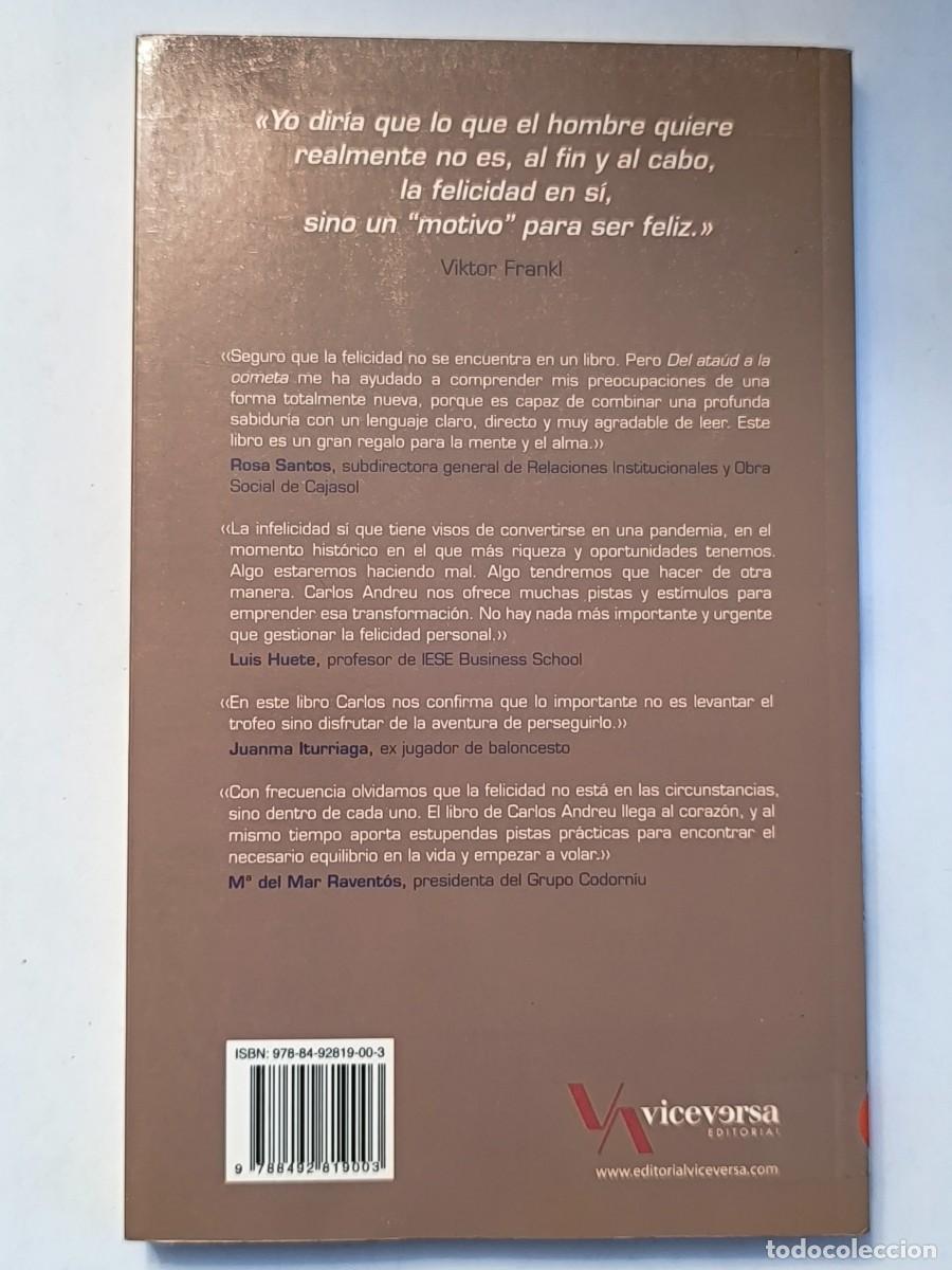Libros de segunda mano: Del ata&uacute;d a la cometa &ndash; Carlos Andreu - Foto 2