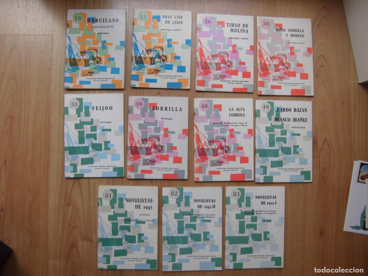 Libros de segunda mano: COLECCI&Oacute;N PRIMERA BIBLIOTECA LITERATURA ESPA&Ntilde;OLA LOTE 11 CUADERNILLOS