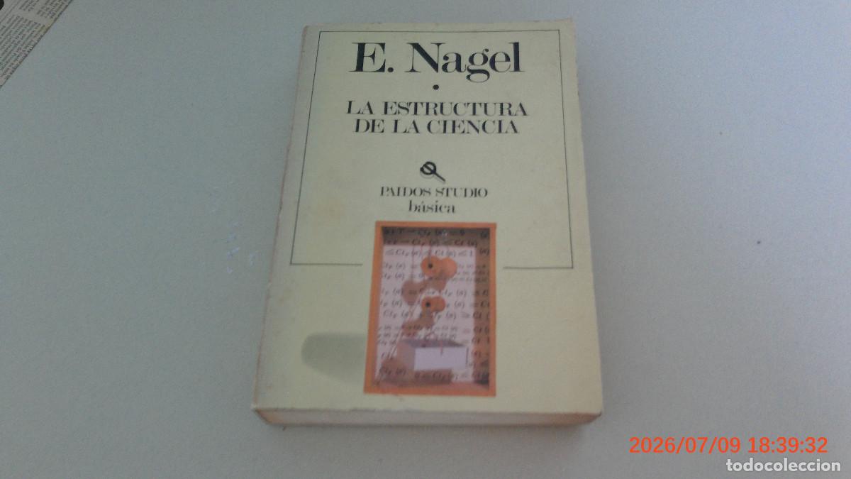 Libros de segunda mano: la estructura de la ciencia Ernest Nagel filosofia paidos studio basica
