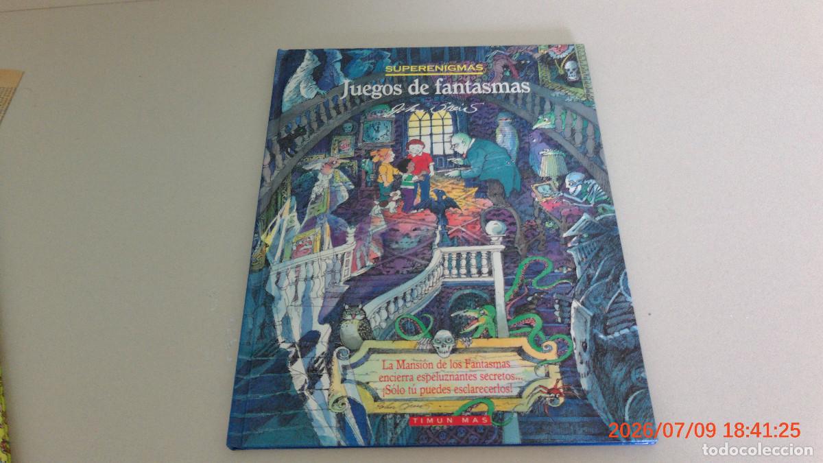 Libros de segunda mano: JUEGOS DE FANTASMAS, SUPERENIGMAS, TIMUN MAS