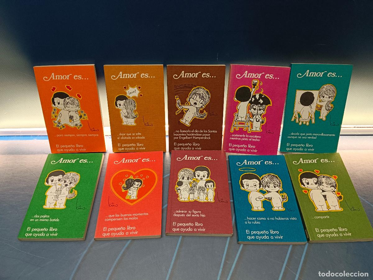 Libros de segunda mano: Amor es...el peque&ntilde;o libro que ayuda a vivir, 1 al 10, 10 libros, Kim Grove, 1975