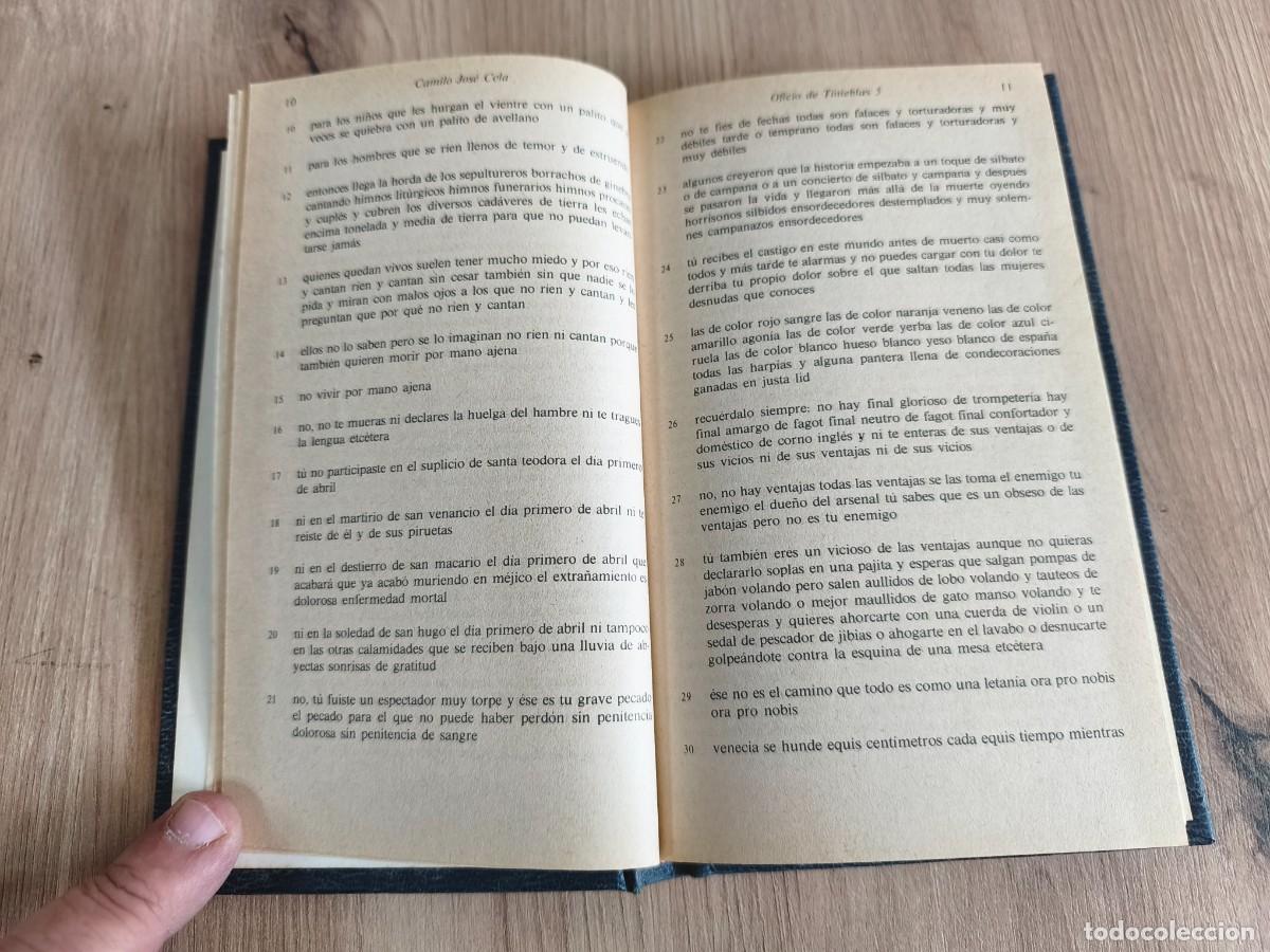 Libros de segunda mano: Oficio de tinieblas 5 Camilo Jos&eacute; Cela - Foto 5