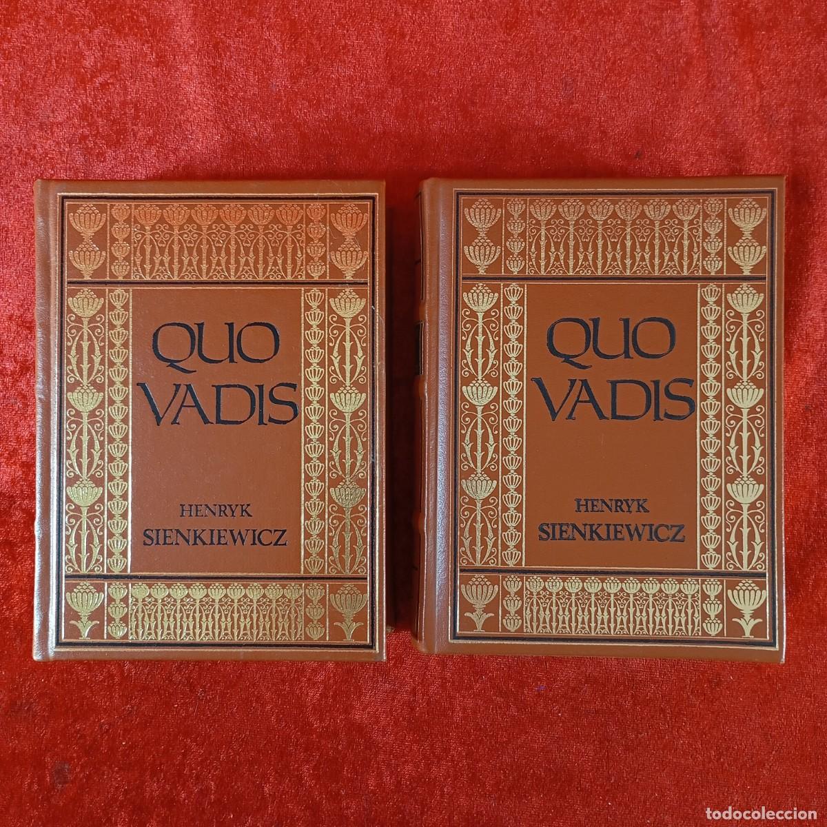 Libros de segunda mano: QUO VADIS - HENRYK SIENKIEWICZ - CLUB INTERNACIONAL DEL LIBRO - LOTE 2 TOMOS - 1984 / 193