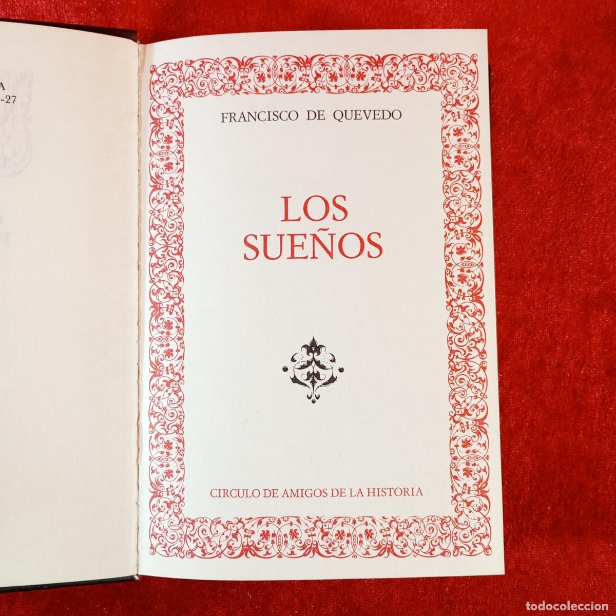 Libros de segunda mano: LOS SUE&Ntilde;OS - FRANCISCO DE QUEVEDO - CIRCULO DE AMIGOS DE LA HISTORIA - 1975 / 195