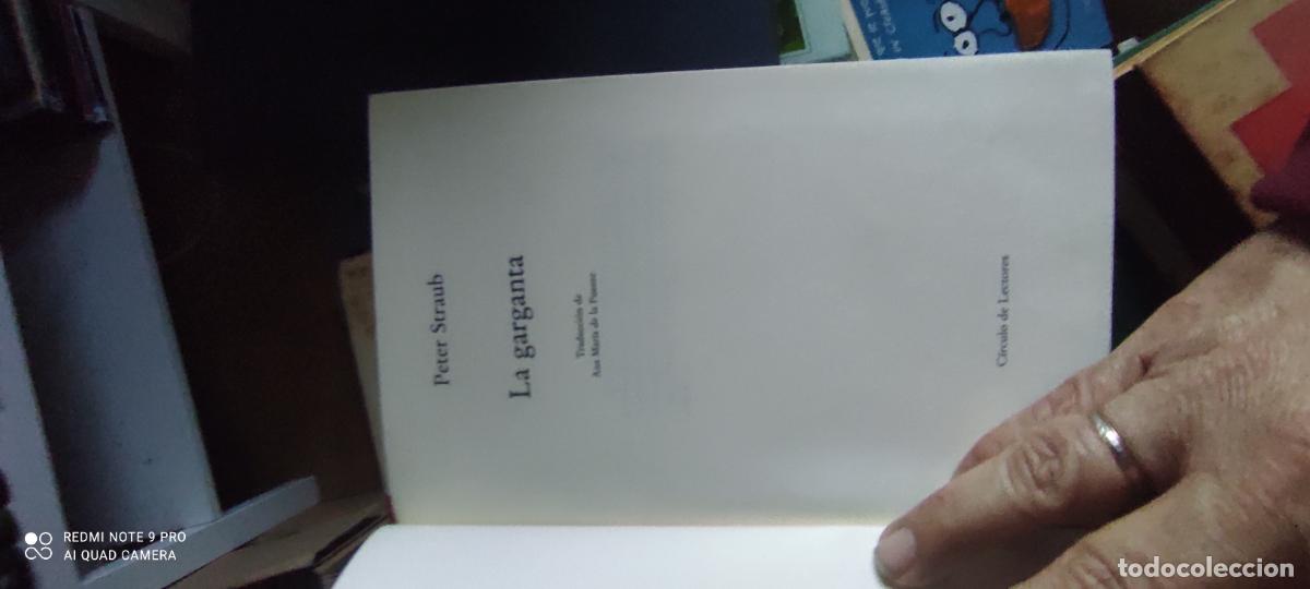 Libros de segunda mano: Peter Straub. La garganta