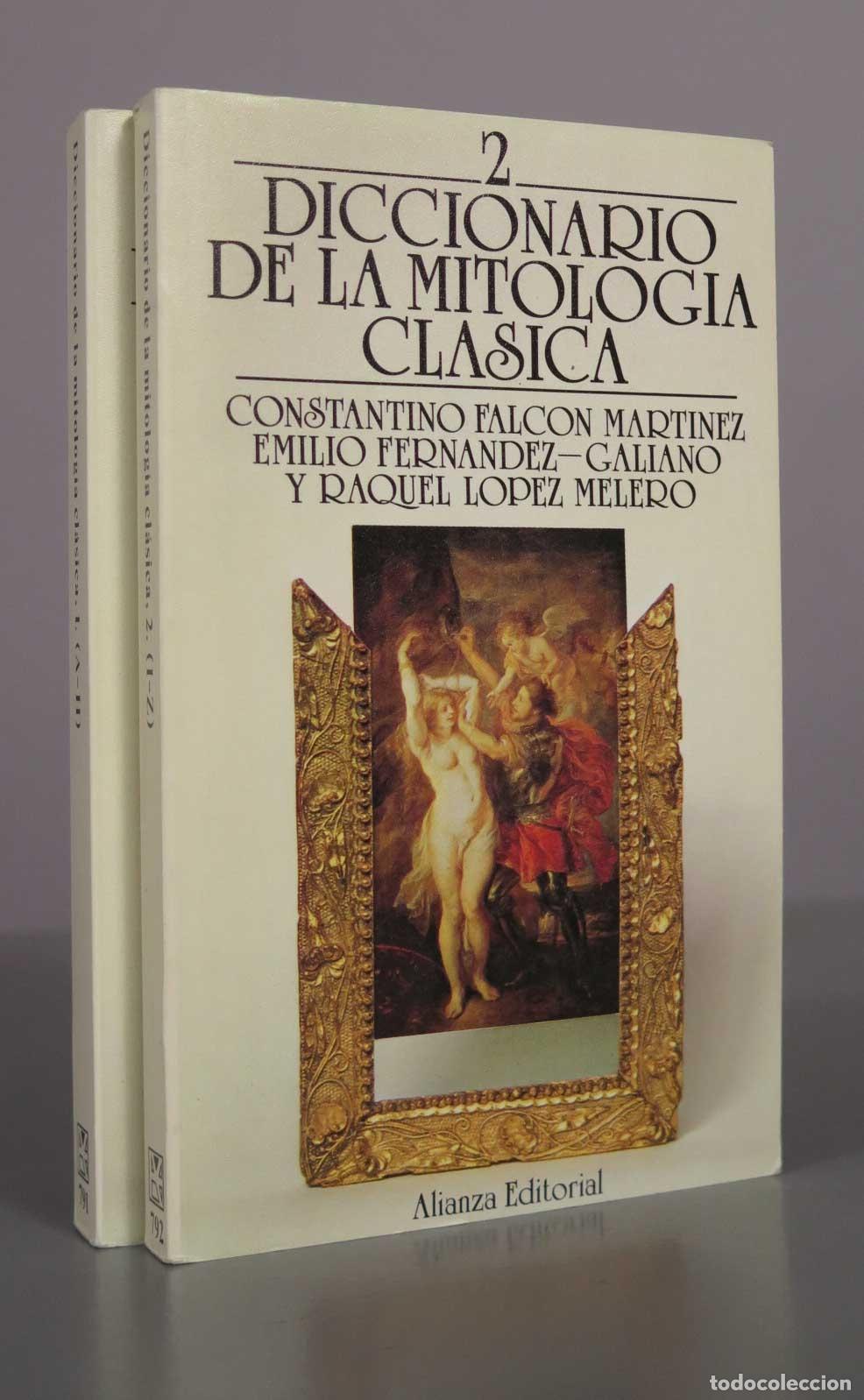 Libros de segunda mano: Diccionario de la Mitolog&iacute;a Cl&aacute;sica - Constantino Falc&oacute;n Mart&iacute;nez, Emilio Fern&aacute;ndez-Galiano, 2 TOMOS