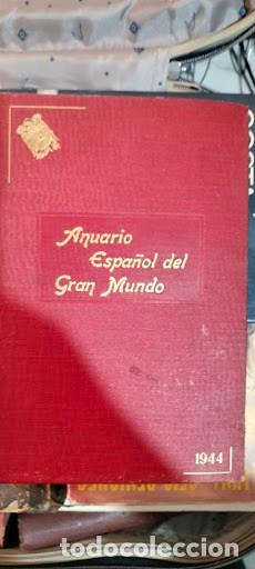 Second hand books: Lote 2 Libros Antiguos 1944 - Anuario Gran Mundo y los Ingleses