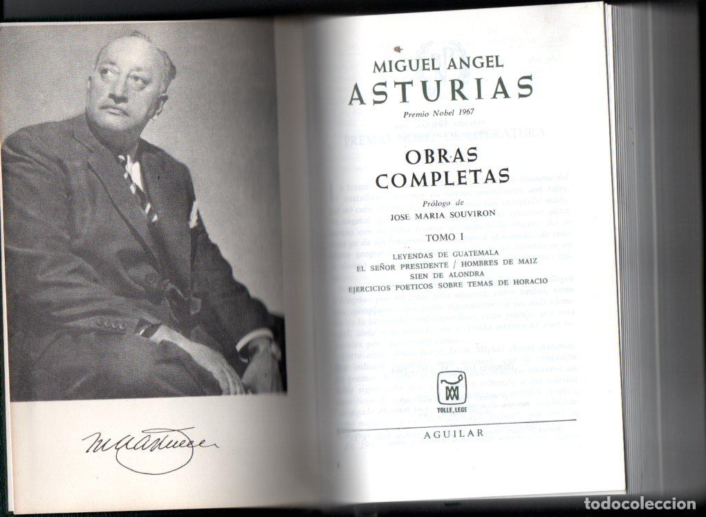 Libros de segunda mano: MIGUEL &Aacute;NGEL ASTURIAS : OBRAS COMPLETAS - TOMO I (AGUILAR, 1968)