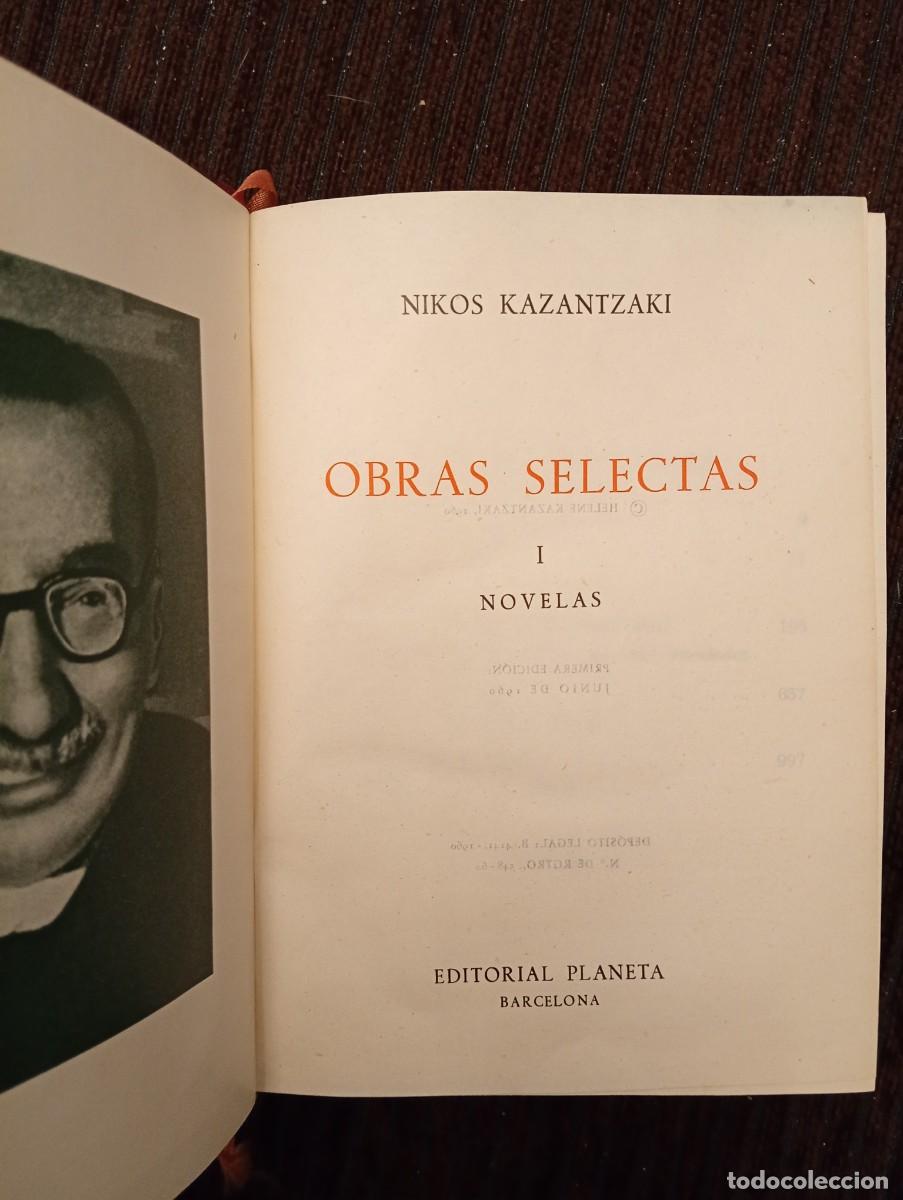 Libros de segunda mano: Nikos Kazantzaki. Obras selectas I Novelas