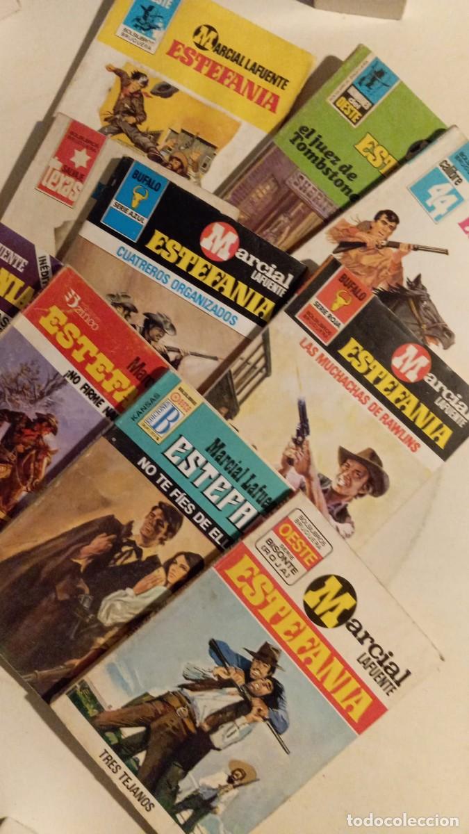 Libros de segunda mano: Lote 10 novelas del oeste Estefan&iacute;a - Marcial Lafuente distintas series